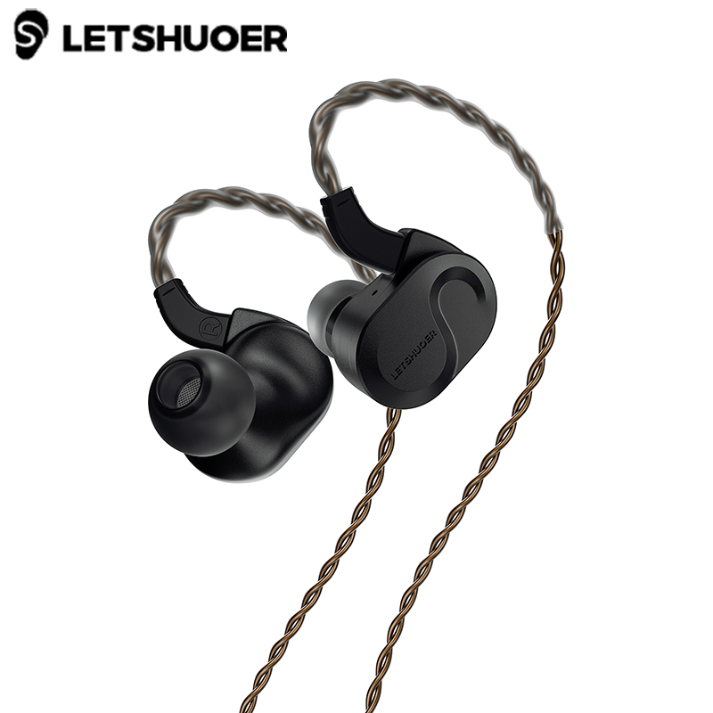 Pc Gaming Earphones - Letshuoer หูฟังอินเอียร์ S08รุ่นที่สี่ขดลวดคู่13มม. การตรวจสอบไดรเวอร์แม่เหล็กแพลนเนอร์หูฟังแบบมีสายหูฟังเอียร์บัด