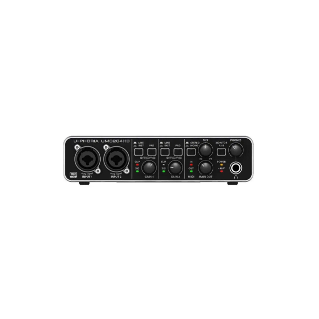 Sound Card Usb - การ์ดเสียงภายนอกสำหรับบันทึกเสียง 2x4, 24-บิต/192 kHz อินเทอร์เฟซ USB
