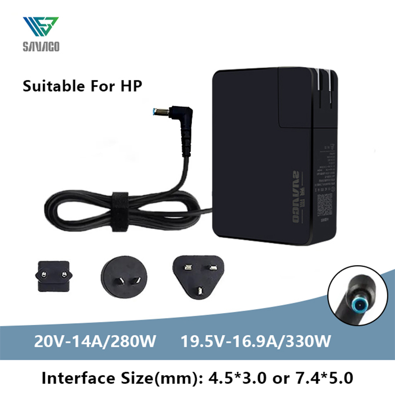 Pc Gaming Hp - Savago ที่ชาร์จ16.9A GAN 330W 19.5V สำหรับ
