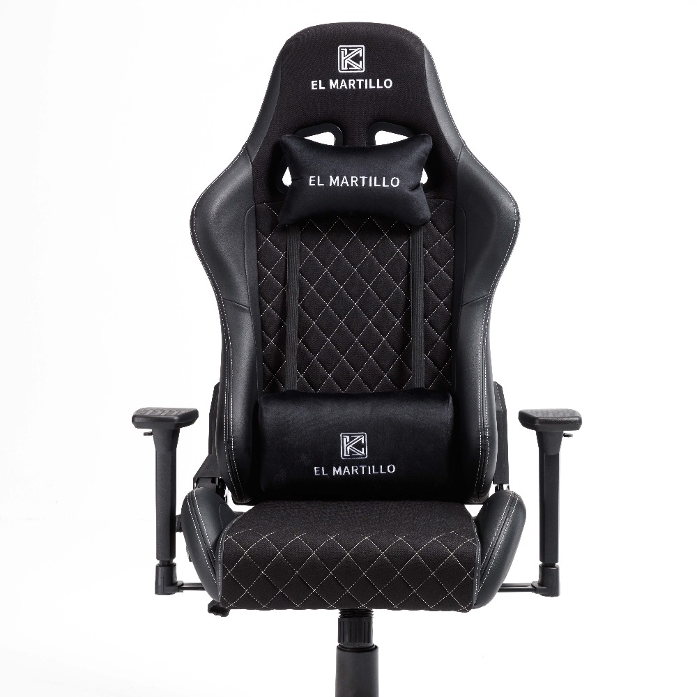 Gaming Chair Lumbar Pillow - เก้าอี้เกมมิ่งสไตล์เรซซิ่งที่ออกแบบตามหลักสรีรศาสตร์พร้อมหมอนรองหลัง เก้าอี้คอมพิวเตอร์ที่สะดวกสบายสำหรับเกมเมอร์
