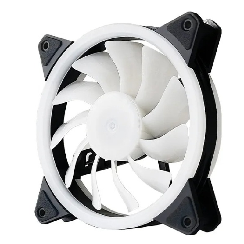 Pc Gaming Cpu - พัดลมระบายความร้อนพีซีแบบเงียบขนาด 120 มม. RGB ปรับได้ พร้อมรีโมท