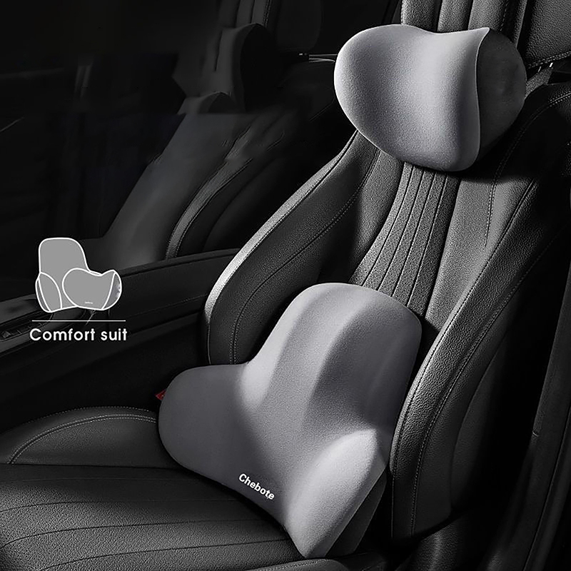 Gaming Chair Lumbar Pillow - เบาะรองหลังเมมโมรี่โฟม รองรับหลังส่วนล่าง สำหรับรถยนต์ สำนักงาน เก้าอี้เล่นเกม และรองรับเอวหลังคลอด