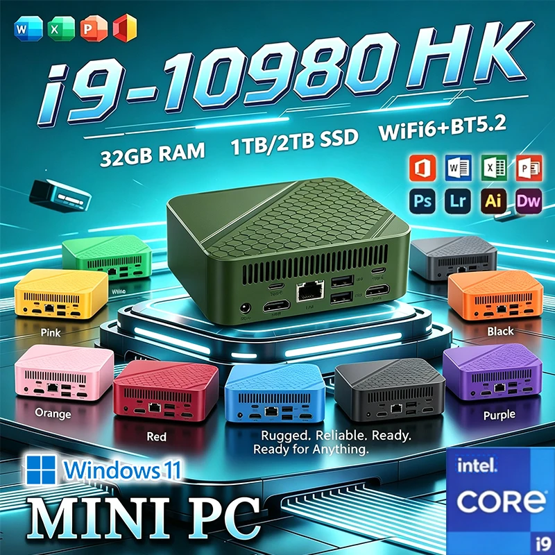 Pc Gaming Ram 32Gb - มินิพีซีเกมมิ่ง Intel Core i9 10980HK i3