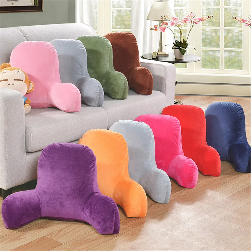 Gaming Chair Lumbar Pillow - Plush Bigพนักพิงอ่านหนังสือRestหมอนเอวเบาะเก้าอี้พร้อมแขนเบาะนวดPadโซฟาหมอน