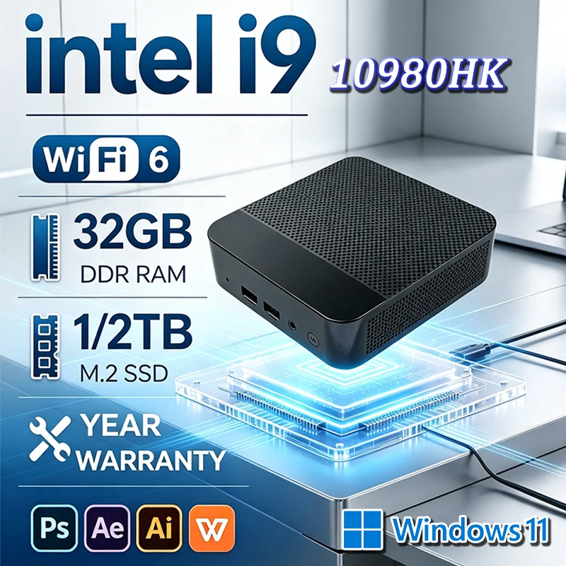 Pc Gaming Ram 32Gb - มินิพีซี Core i9 10980HK คอมพิวเตอร์ Windows