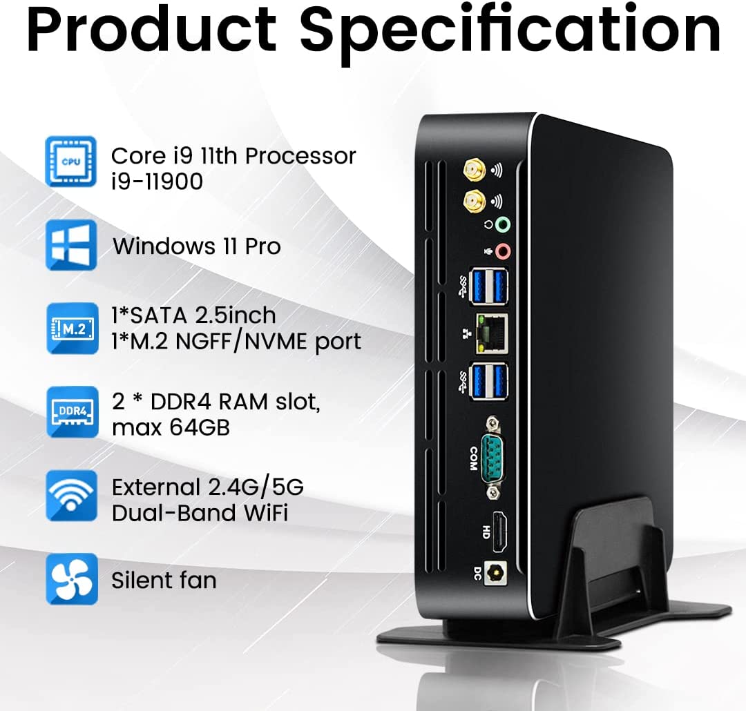Pc Gaming Cpu - Partaker มินิพีซี Intel Gen 11 ระบบปฏิบัติการ