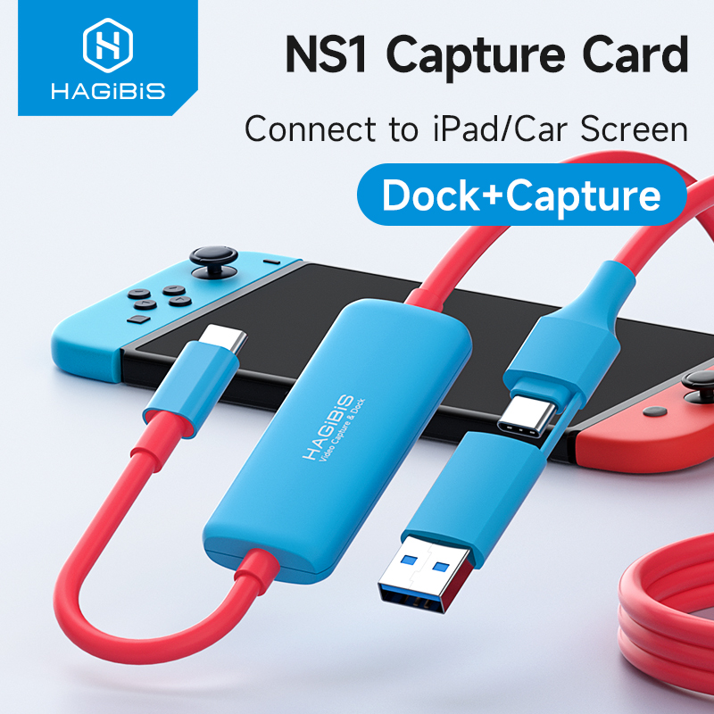 Sound Card Usb - การ์ดแคปเจอร์วิดีโอ Hagibis USB3.0 พร้อมพอร์ต PD 100W