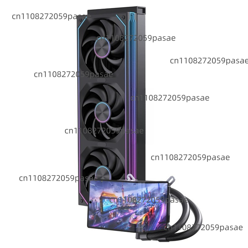 Pc Gaming Cpu - เคสคอมพิวเตอร์ระบายความร้อนด้วยน้ำขนาด 360 มม. พร้อมจอโค้ง 3 มิติ