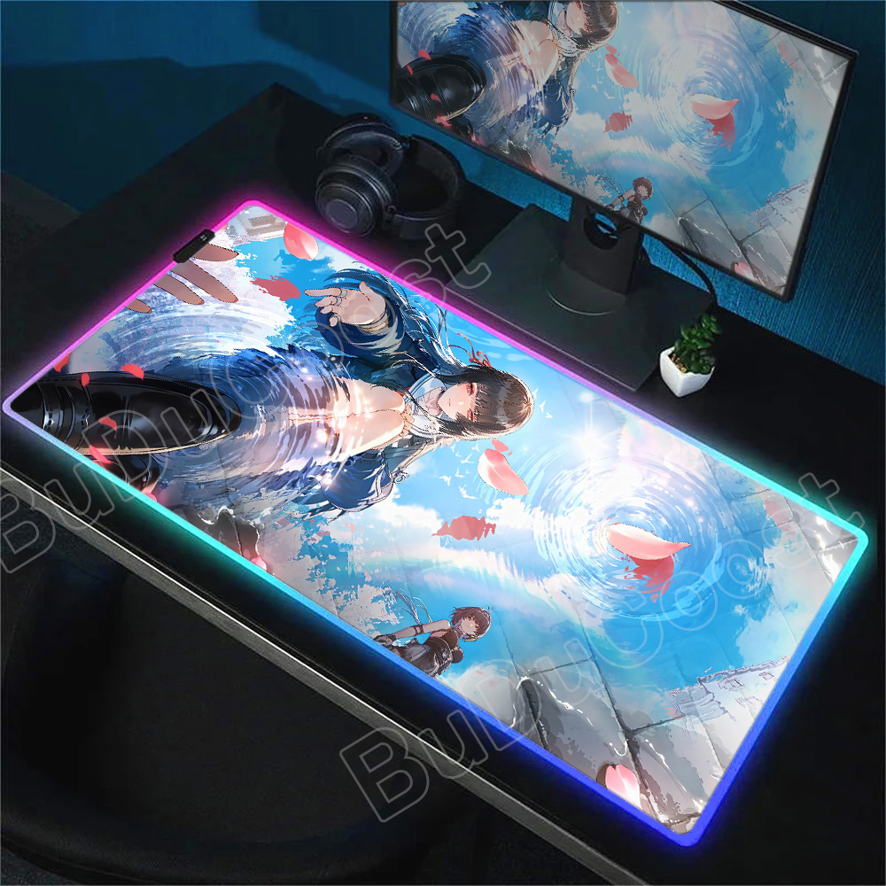 Pc Gaming Girl - แผ่นรองเมาส์ RGB JK Girl Chisa รุ่นใหม่