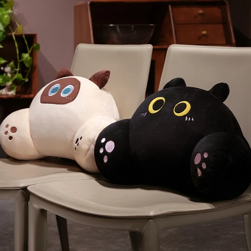 หนาแมวกลับเบาะสยาม Calico Cat  - Gaming Chair Lumbar Pillow บทวิจารณ์และราคา