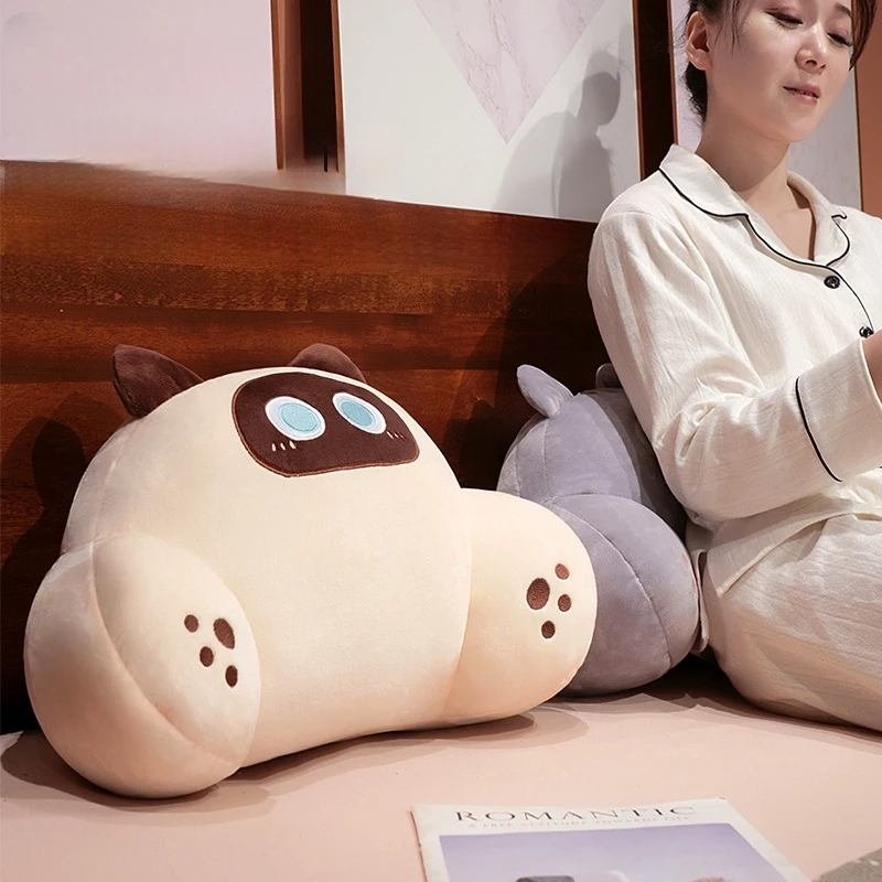 หนาแมวกลับเบาะสยาม Calico Cat  - Gaming Chair Lumbar Pillow บทวิจารณ์และราคา