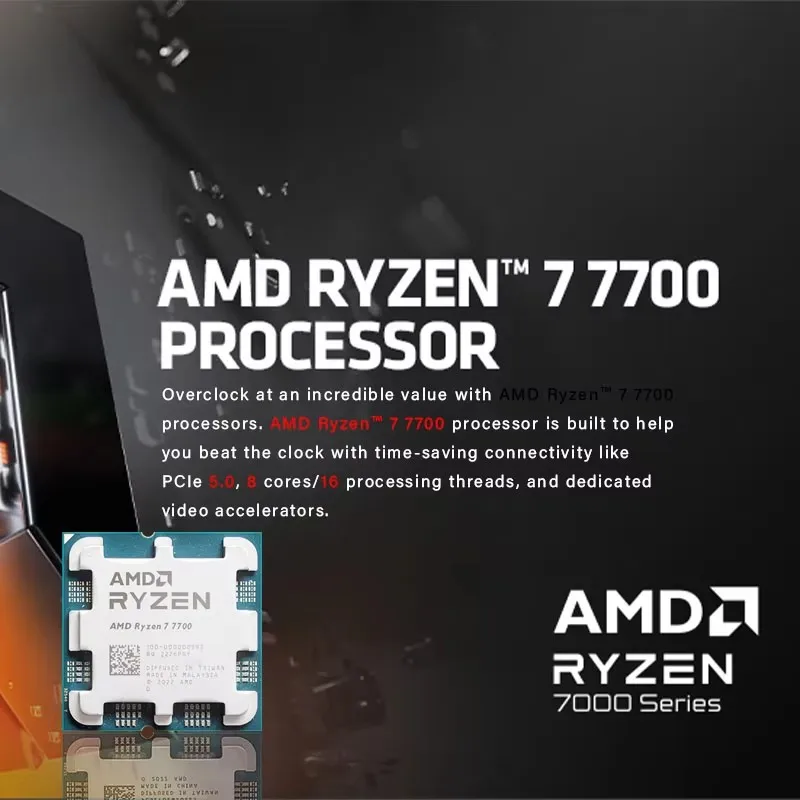 โปรเซสเซอร์ AMD Ryzen 7 7700 ใ - Pc Gaming Cpu บทวิจารณ์และราคา