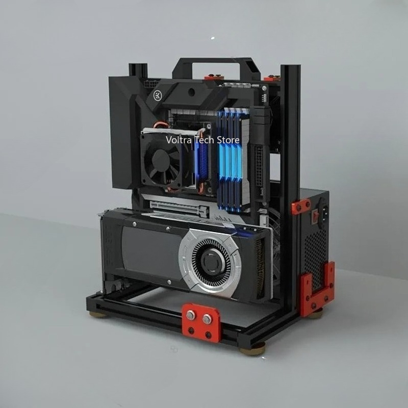 โครงเคสคอมพิวเตอร์แบบเปิดโล่ง  - Pc Gaming Itx บทวิจารณ์และราคา