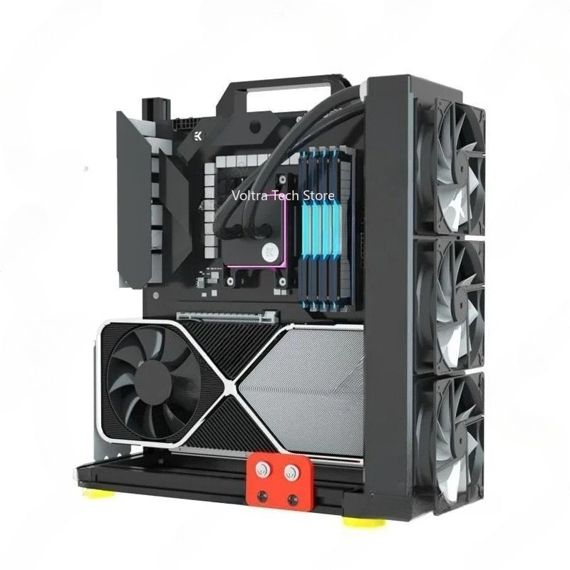 โครงเคสคอมพิวเตอร์แบบเปิดโล่ง  - Pc Gaming Itx บทวิจารณ์และราคา
