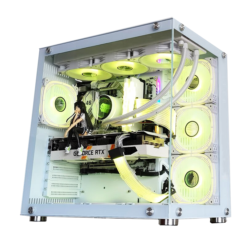 เคสคอมพิวเตอร์สีขาวสำหรับเกมมิ - Pc Gaming Itx บทวิจารณ์และราคา