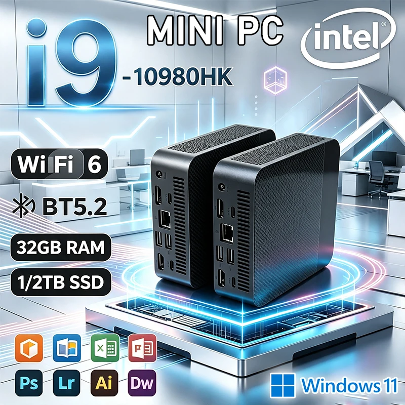 มินิพีซี Core i9 10980HK คอมพิ - Pc Gaming Ram 32Gb บทวิจารณ์และราคา