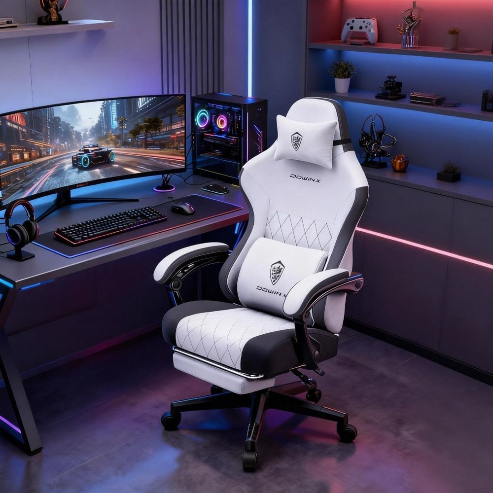 เก้าอี้เกมมิ่งพร้อมเบาะรองนั่ง - Gaming Chair Lumbar Pillow บทวิจารณ์และราคา