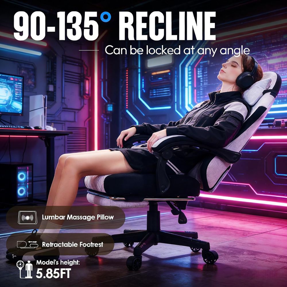 เก้าอี้เกมมิ่งพร้อมเบาะรองนั่ง - Gaming Chair Lumbar Pillow บทวิจารณ์และราคา
