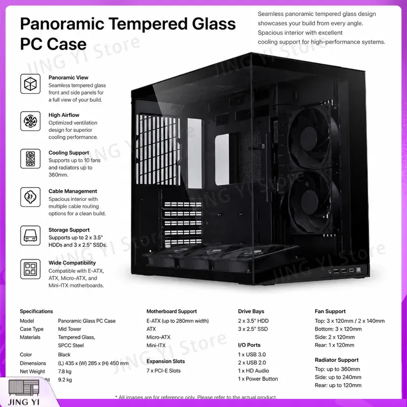 เคสคอมพิวเตอร์ New O11 Dynamic - Pc Gaming Itx บทวิจารณ์และราคา