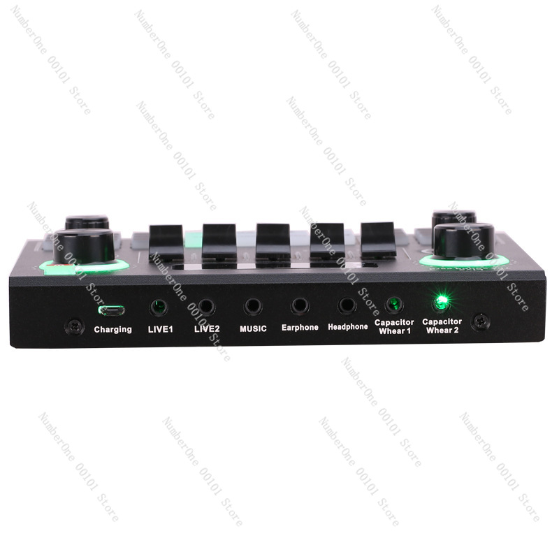 ชุดไมโครโฟนพร้อมการ์ดเสียง V9  - Sound Card Usb บทวิจารณ์และราคา