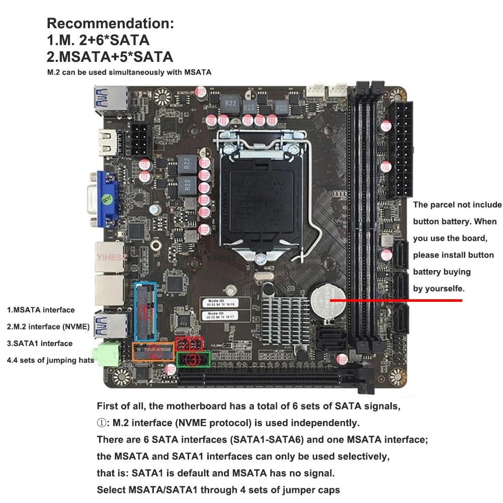 B365 มินิ-ITX เมนบอร์ด LGA 115 - Pc Gaming Itx บทวิจารณ์และราคา