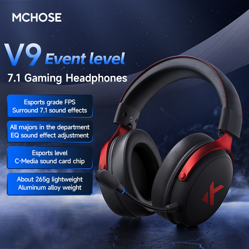 ชุดหูฟัง MCHOSE V9 Pro พร้อมไม - Pc Gaming Earphones บทวิจารณ์และราคา