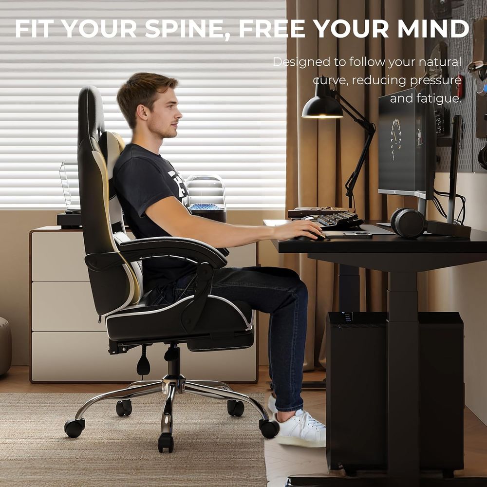เก้าอี้เล่นเกมตามหลักสรีรศาสตร - Gaming Chair Lumbar Pillow บทวิจารณ์และราคา