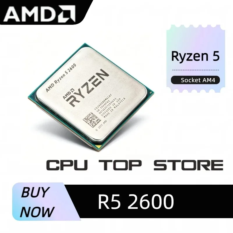 ซีพียู AMD Ryzen5 2600 ช่องเสี - Pc Gaming Cpu บทวิจารณ์และราคา