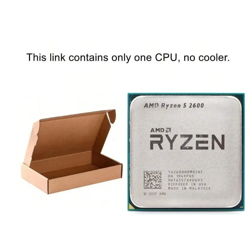 ซีพียู AMD Ryzen5 2600 ช่องเสี - Pc Gaming Cpu บทวิจารณ์และราคา