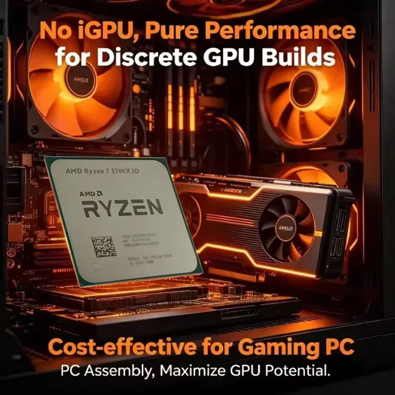 AMD Ryzen 7 5700X3D R7 5700X3D - Pc Gaming Cpu บทวิจารณ์และราคา