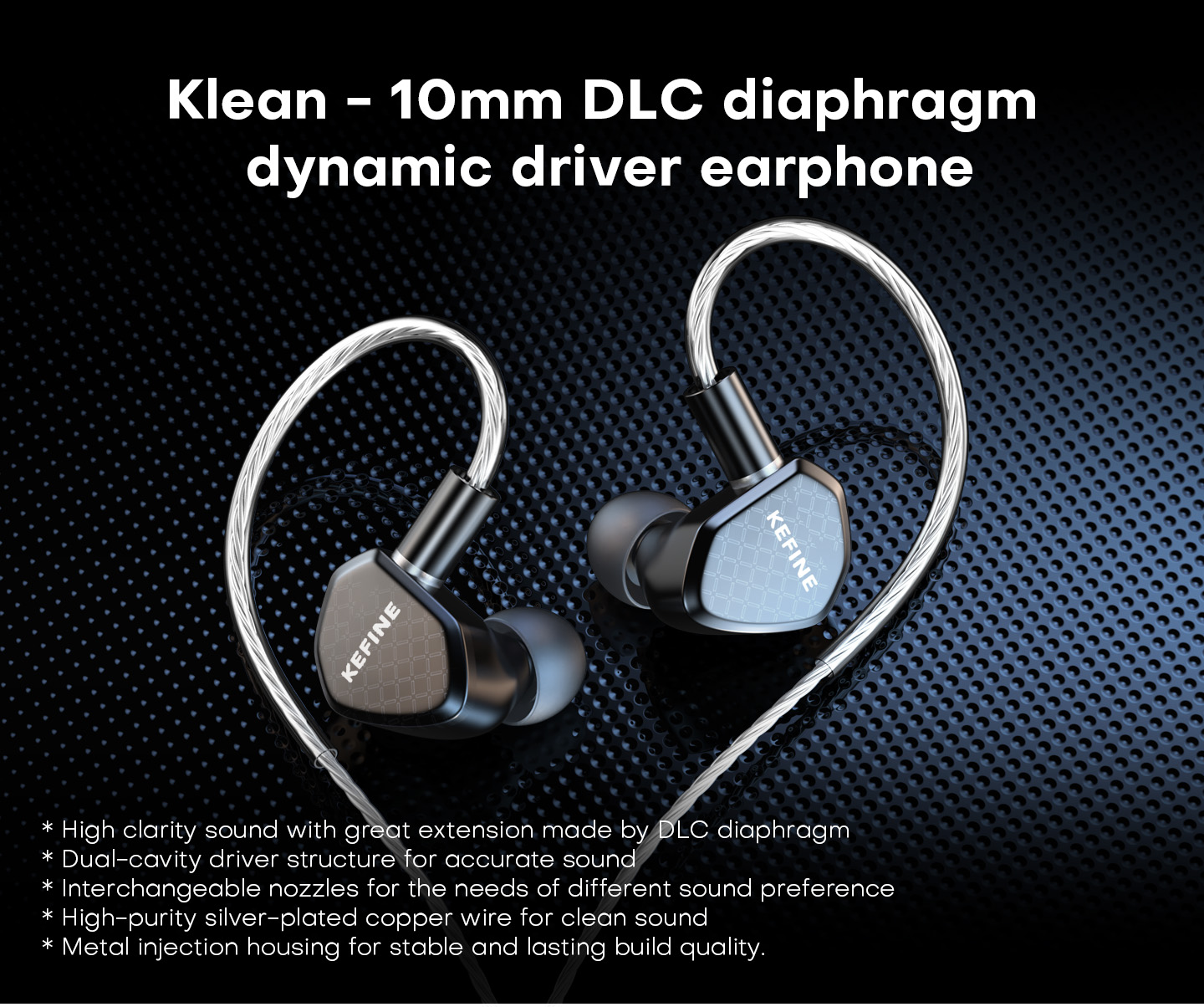 KEFINE Klean 10 มม.DLC ไดอะแฟร - Pc Gaming Earphones บทวิจารณ์และราคา