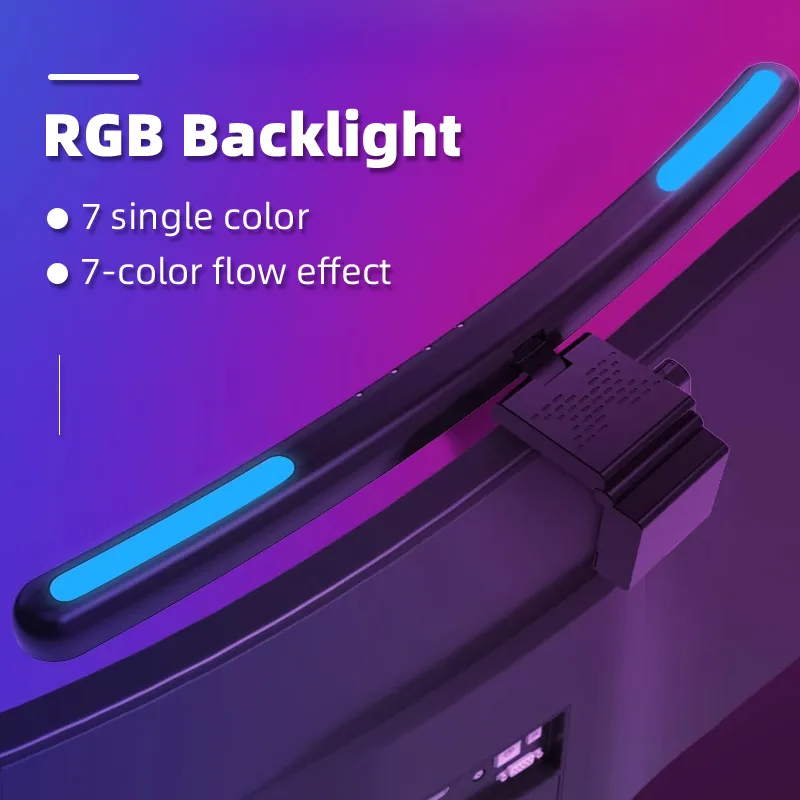 โคมไฟหน้าจอแอลอีดีโค้ง USB RGB - Pc Gaming Handheld บทวิจารณ์และราคา