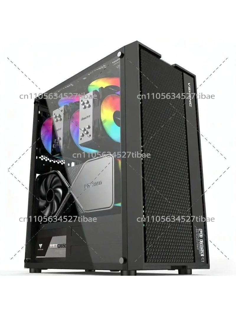 เคสคอมพิวเตอร์สีดำ E-ATX พร้อม - Pc Gaming Cpu บทวิจารณ์และราคา