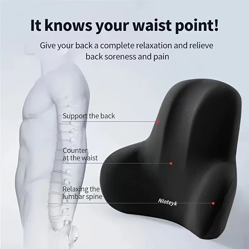 เบาะรองหลังเมมโมรี่โฟม 1 ชิ้น  - Gaming Chair Lumbar Pillow บทวิจารณ์และราคา